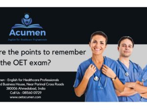 What are the points to remember to pass the OET exam?