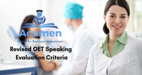 Revised OET Speaking Evaluation Criteria