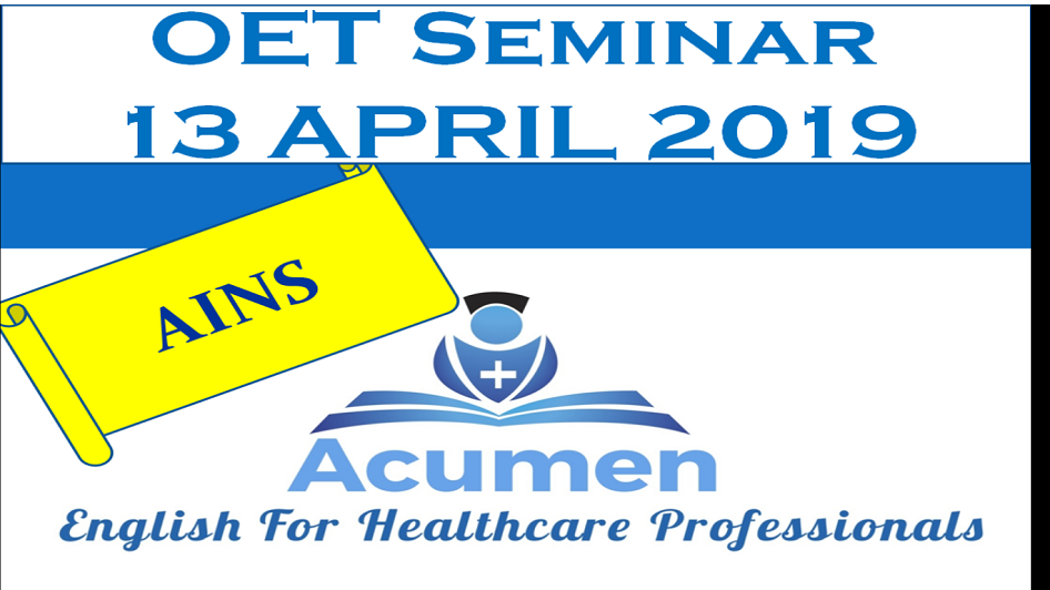 OET Seminar